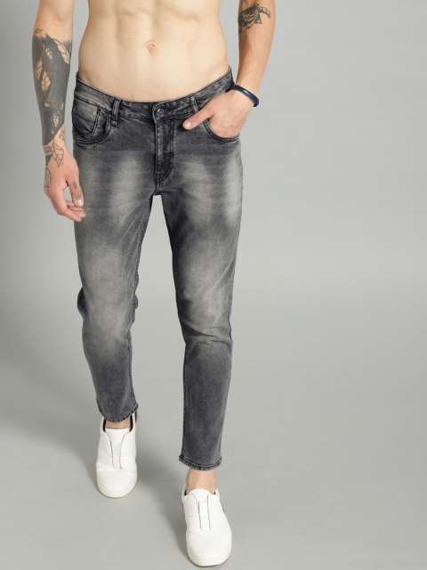 

Roadster Men Grey Skinny Fit Mid-Rise Clean Look Stretchable Jeans