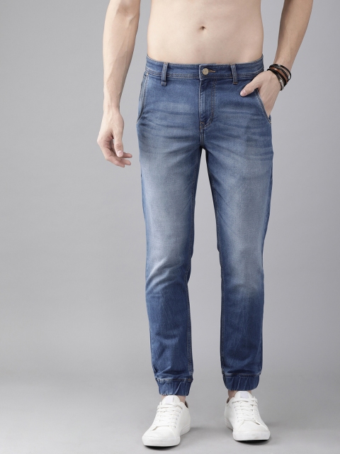 

Roadster Men Blue Jogger Mid-Rise Clean Look Stretchable Jeans