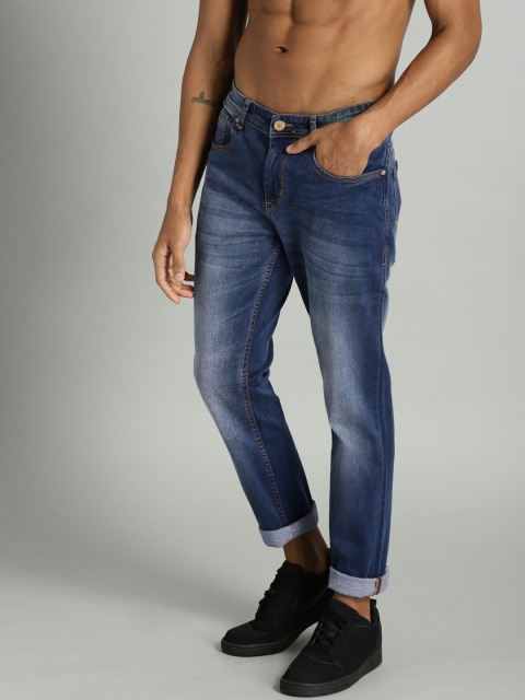 

Roadster Men Blue Slim Tapered Fit Mid-Rise Clean Look Stretchable Jeans
