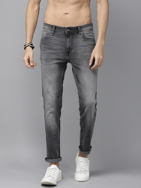 

Roadster Men Grey Slim Tapered Fit Mid-Rise Clean Look Stretchable Jeans