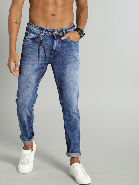 

Roadster Men Blue Skinny Fit Mid-Rise Clean Look Stretchable Jeans