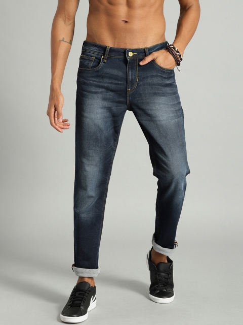 

Roadster Men Blue Slim Tapered Fit Mid-Rise Clean Look Stretchable Jeans
