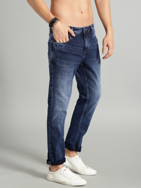

Roadster Men Blue Slim Tapered Fit Mid-Rise Clean Look Stretchable Jeans