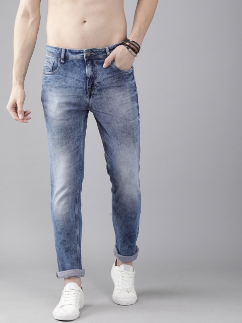 

Roadster Men Blue Slim Tapered Fit Mid-Rise Clean Look Stretchable Jeans