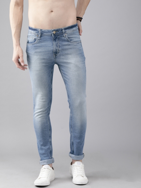 

Roadster Men Blue Skinny Fit Mid-Rise Clean Look Stretchable Jeans
