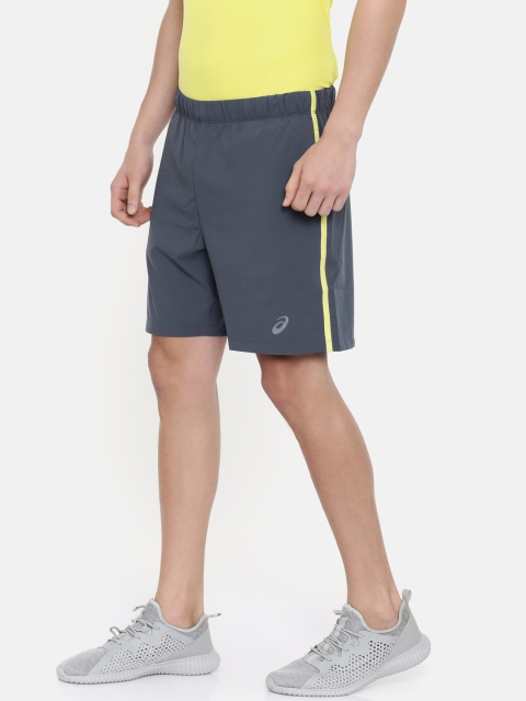 

ASICS Men Grey Solid Regular Fit 7In Sport Shorts