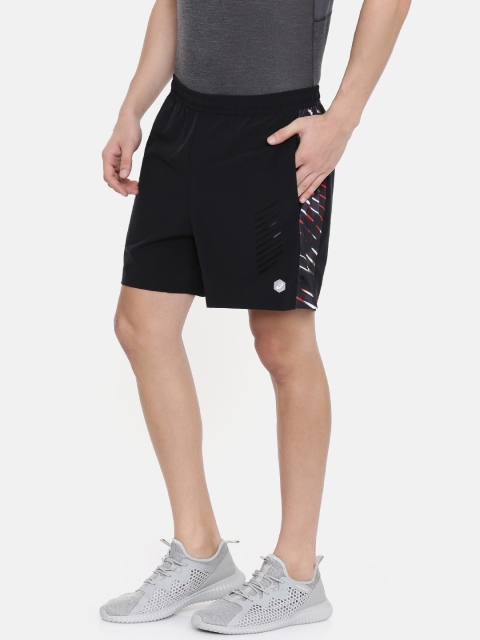 

ASICS Men Black Solid Power Woven 5In Sports Shorts