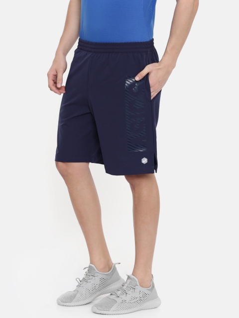 

ASICS Men Navy Blue Solid Fitted Regular Fit Quickdry Training Shorts