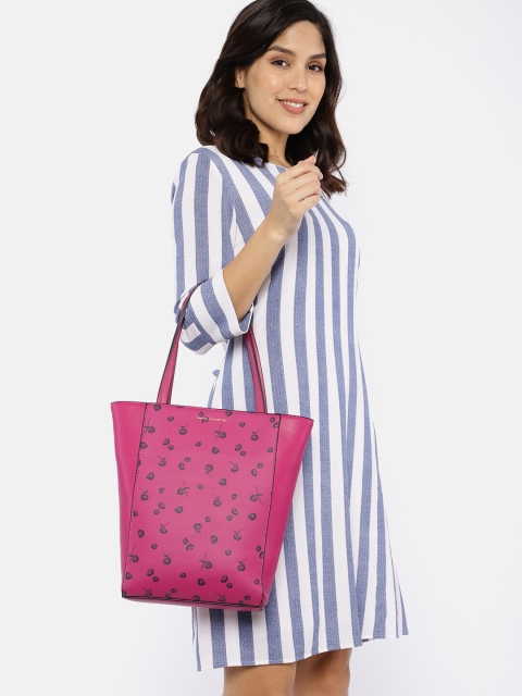 

French Connection Pink Printed Shoulder Bag