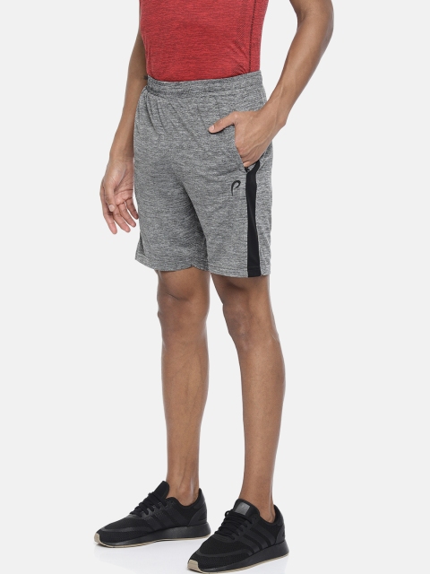 

Proline Active Men Grey Melange Comfort Fit Regular Shorts
