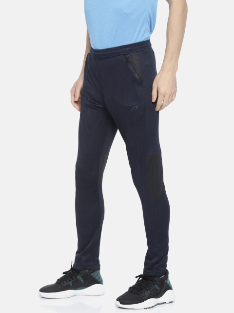 

Proline Active Men Navy Blue Slim Fit Self Design Track Pants