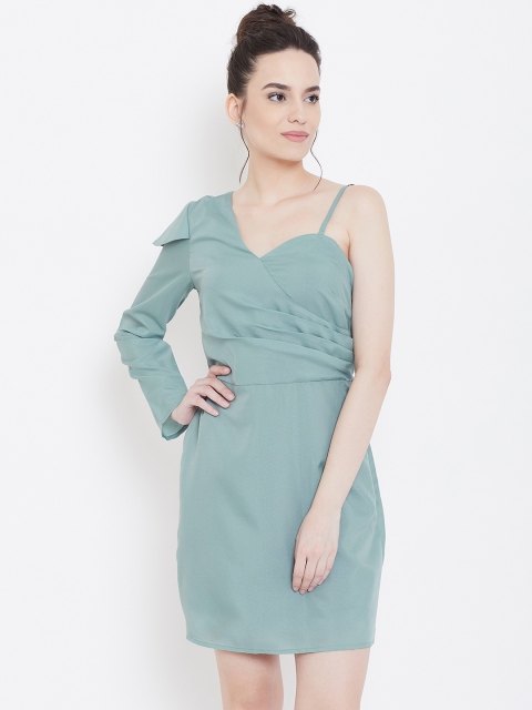 

LA LOFT Women Sea Green Sheath Dress