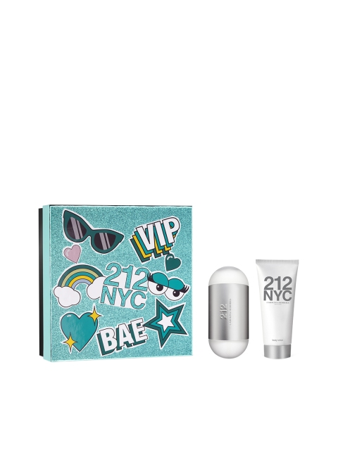 

Carolina Herrera Women 212 NYC Eau de Toilette & Body Lotion Gift Set, Transparent