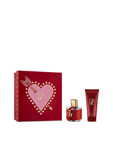 

Carolina Herrera CH Women EDT & Body Lotion Gift Set (100ml + 100ml), Red