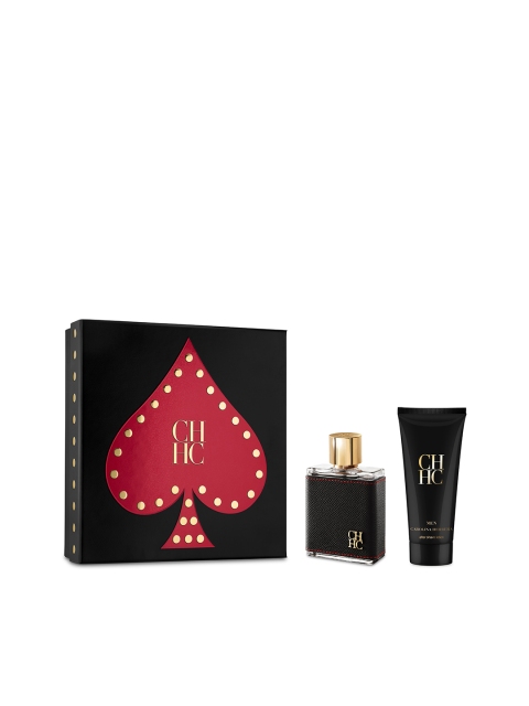 

Carolina Herrera CH MEN EDT & After Shave Balm Gift Set (100ml + 100ml), Black