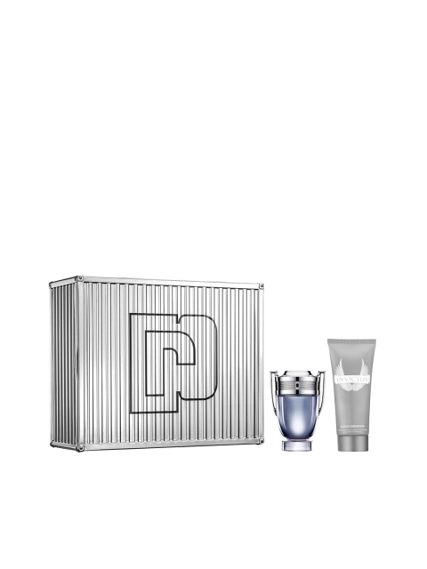

Paco Rabanne Men Invictus EDT & Shower Gel Gift Set (50ml + 100ml), Silver