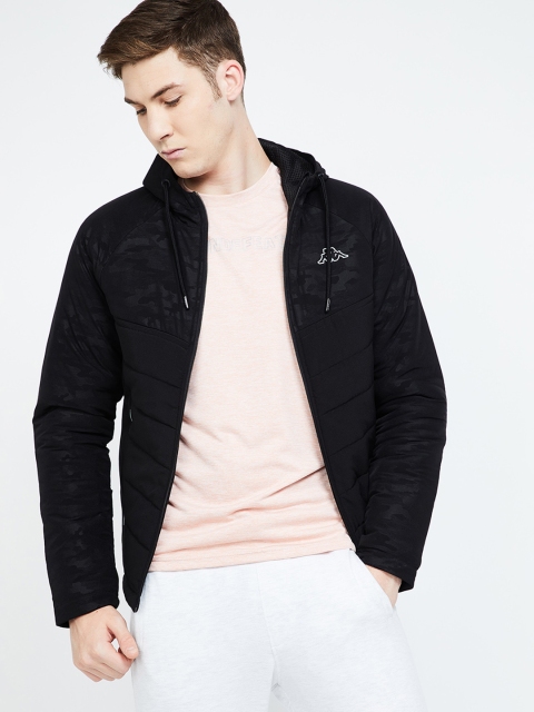 

Kappa Men Black Solid Padded Jacket