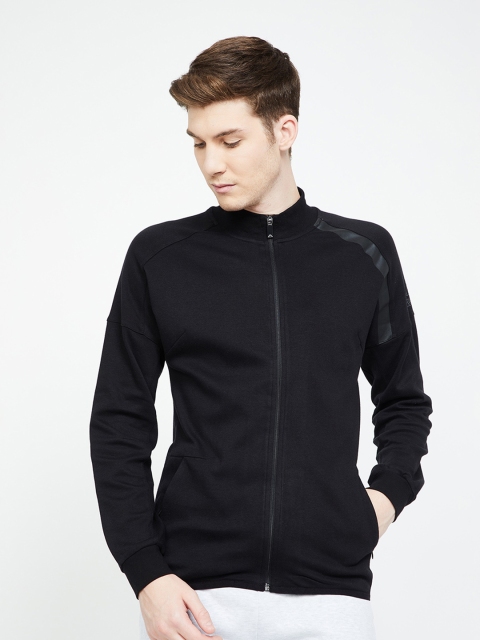 

Kappa Men Black Solid Bomber Jacket