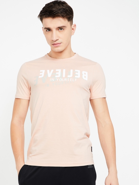 

Kappa Men Pink Printed Round Neck T-shirt