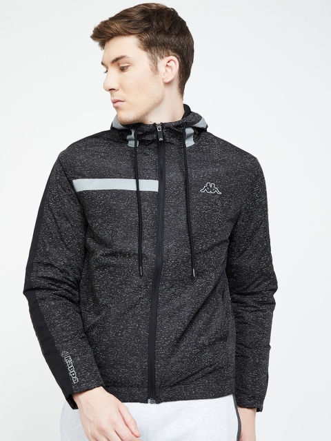 

Kappa Men Black Solid Sporty Jacket
