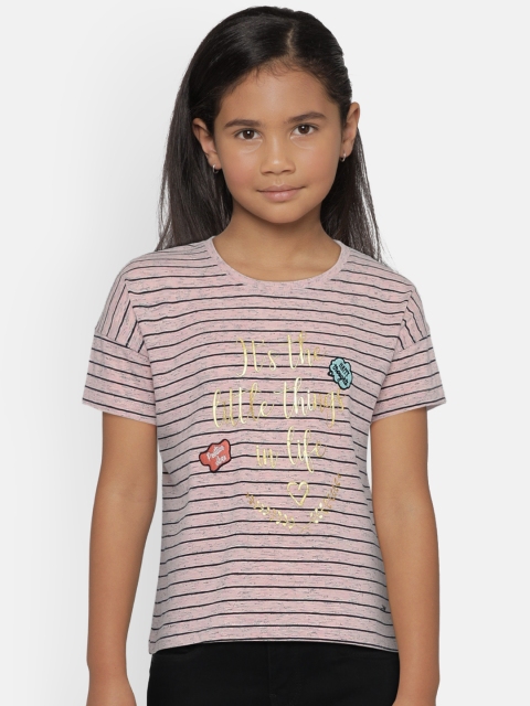 

Lee Cooper Girls Pink & Black T-shirt