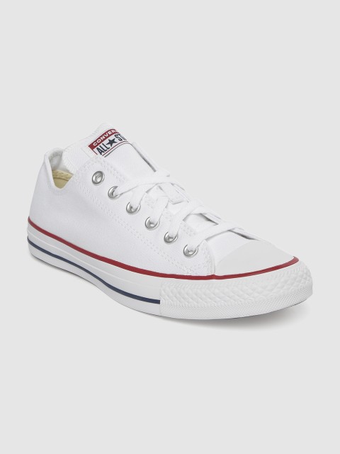 

Converse Unisex White CT OX Solid Sneakers