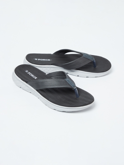 

Forca by Lifestyle Men Grey Self Design Thong Flip-Flops