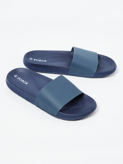 

Forca by Lifestyle Men Blue Striped Sliders