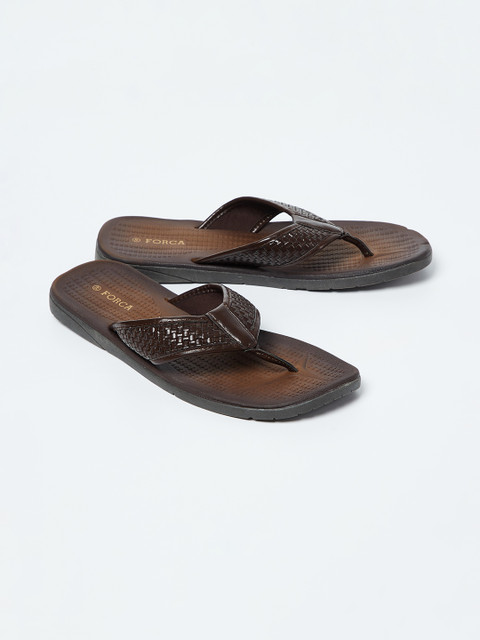 

Forca by Lifestyle Men Brown Solid Thong Flip-Flops