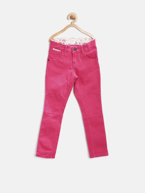 

Gini and Jony Girls Pink Stretchable Jeans