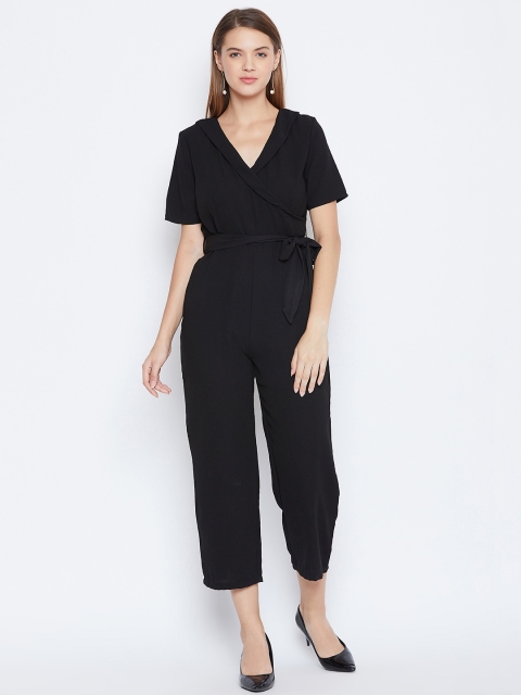 

DODO & MOA Women Black Solid Basic Jumpsuit