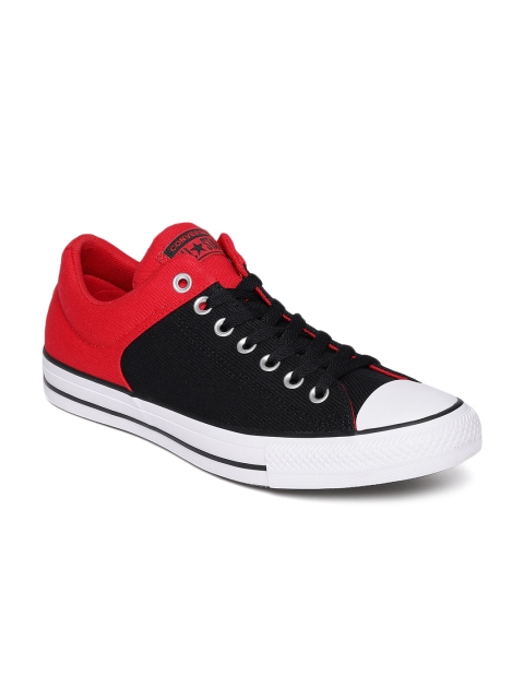 

Converse Patch Me Through Chuck Taylor Men Red & Black Colorblocked Sneakers