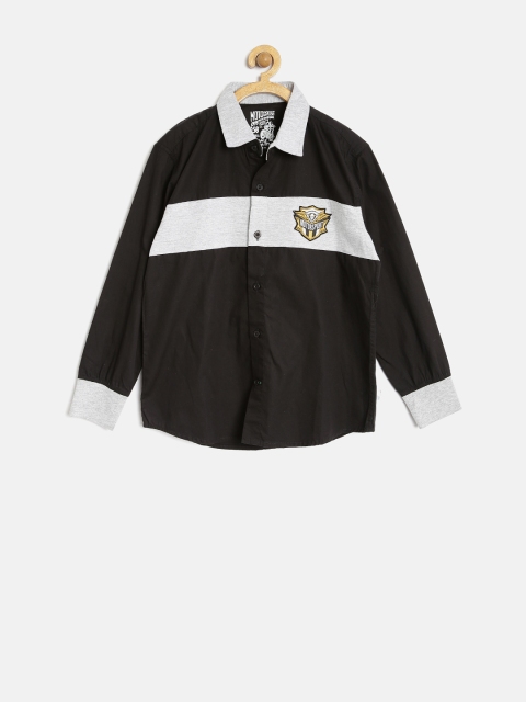 

Palm Tree by Gini & Jony Boys Black Shirt