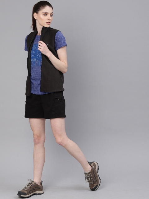 

HRX by Hrithik Roshan Outdoor Women Black Solid Sweatshirt