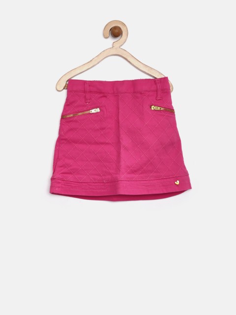 

Gini & Jony Girls Pink A-Line Skirt