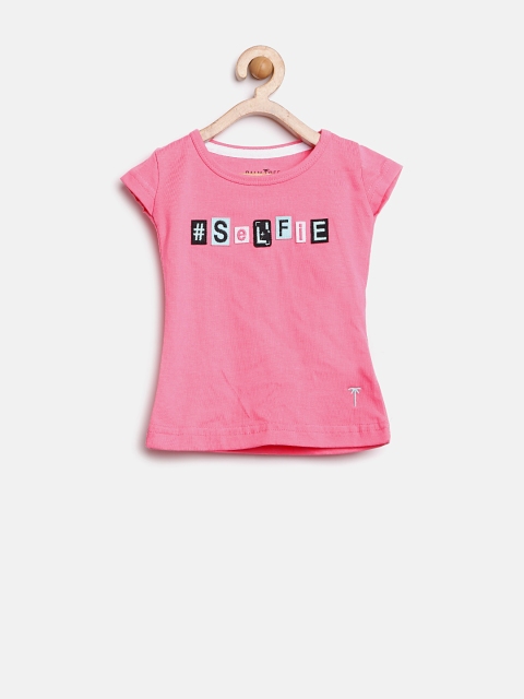 

Palm Tree by Gini & Jony Girls Pink Top