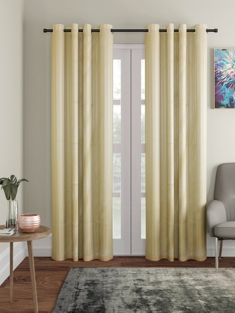 

Soumya Cream-Coloured Single Door Curtains