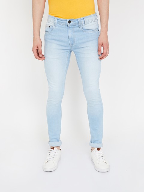 

Forca by Lifestyle Men Blue Super Skinny Fit Mid-Rise Clean Look Jeans