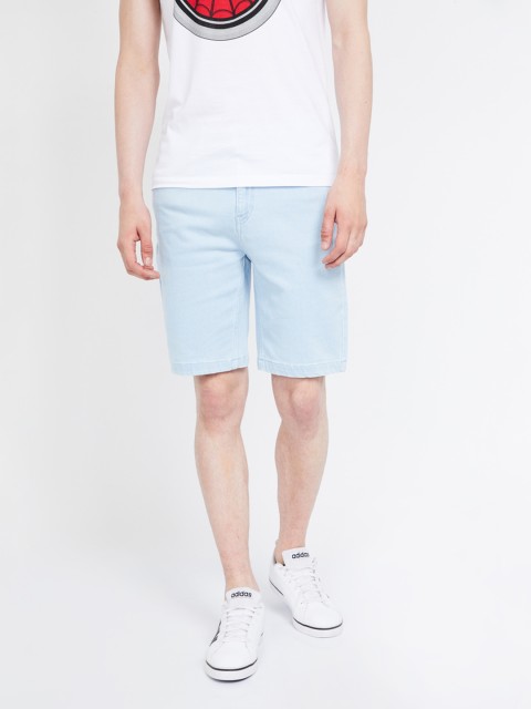 

Forca by Lifestyle Men Blue Solid Slim Fit Chino Shorts