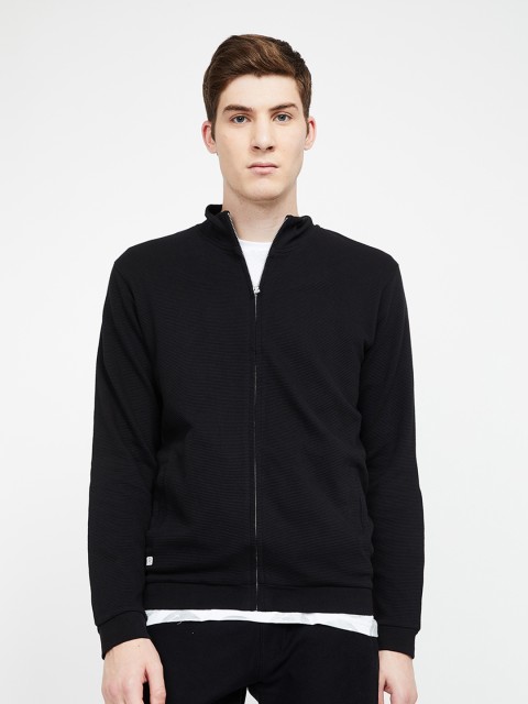 

Forca by Lifestyle Men Black Solid Sweatshirt