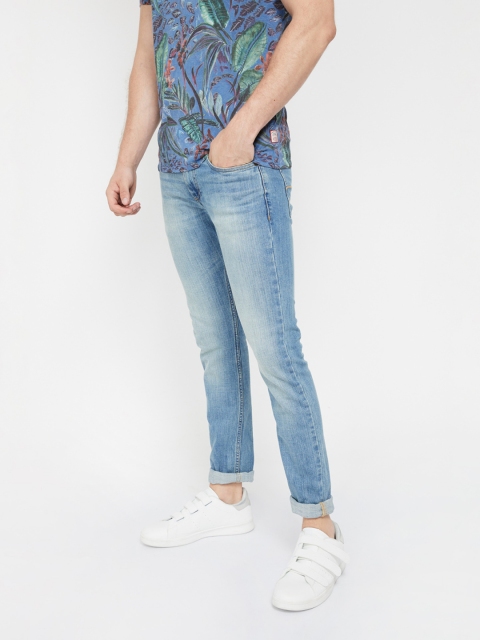 

Forca by Lifestyle Men Blue Super Skinny Fit Mid-Rise Clean Look Jeans