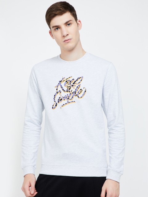 

Forca by Lifestyle Men White Printed Sweatshirt