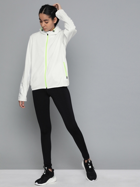 

HRX by Hrithik Roshan Girls White Solid Rapid Dry Training Sweatshirt