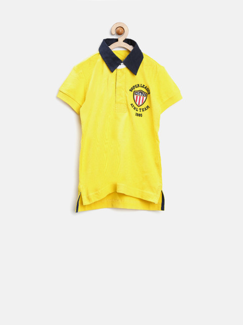 

Gini and Jony Boys Yellow Polo T-shirt
