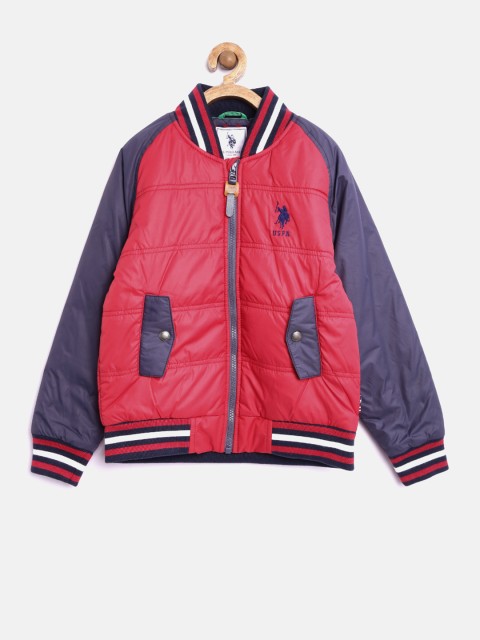 

U.S. Polo Assn. Kids Boys Red Bomber Jacket
