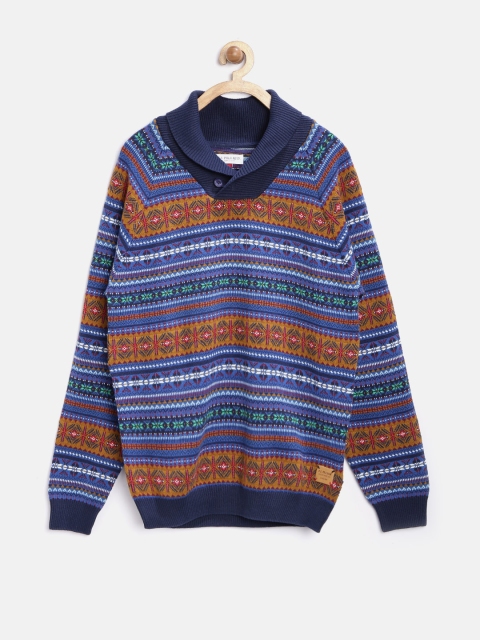 

U.S. Polo Assn. Kids Boys Multicoloured Fair Isle Sweater, Multi