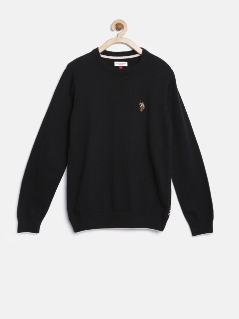 

U.S. Polo Assn. Kids Boys Black Sweater