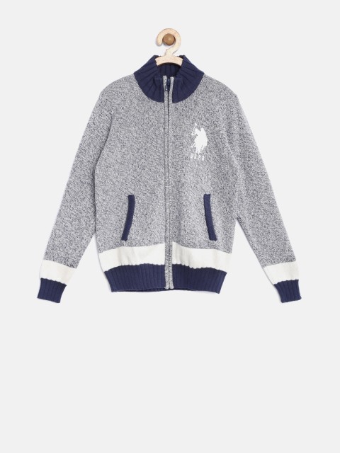 

U.S. Polo Assn. Kids Boys Grey Cardigan