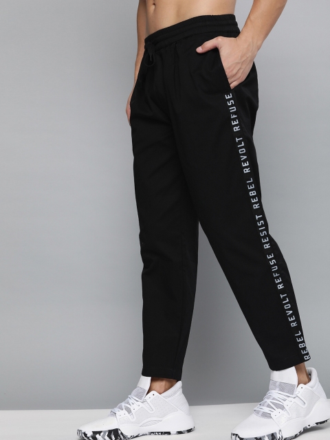 

Kook N Keech Men Black Printed Track Pant, White
