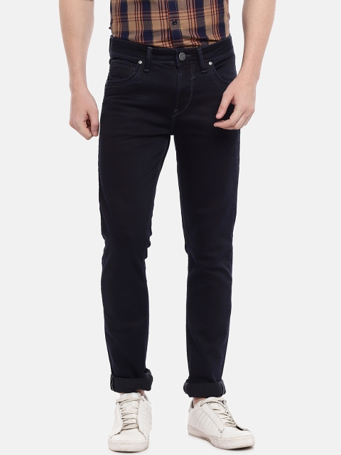 

Easies Men Navy Blue Slim Fit Mid-Rise Clean Look Jeans